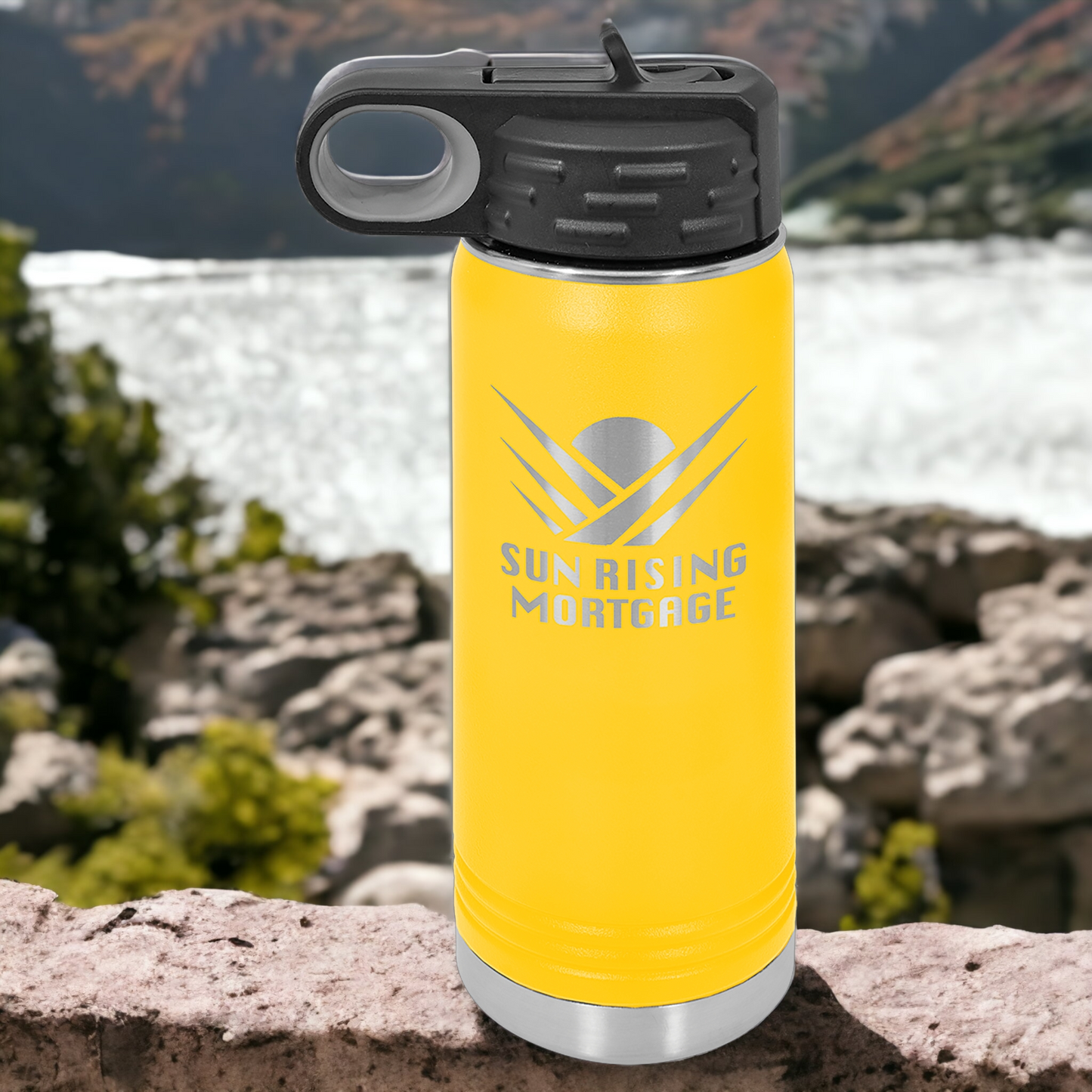 Custom Engraved 20oz Water Bottle Polar Camel Brand