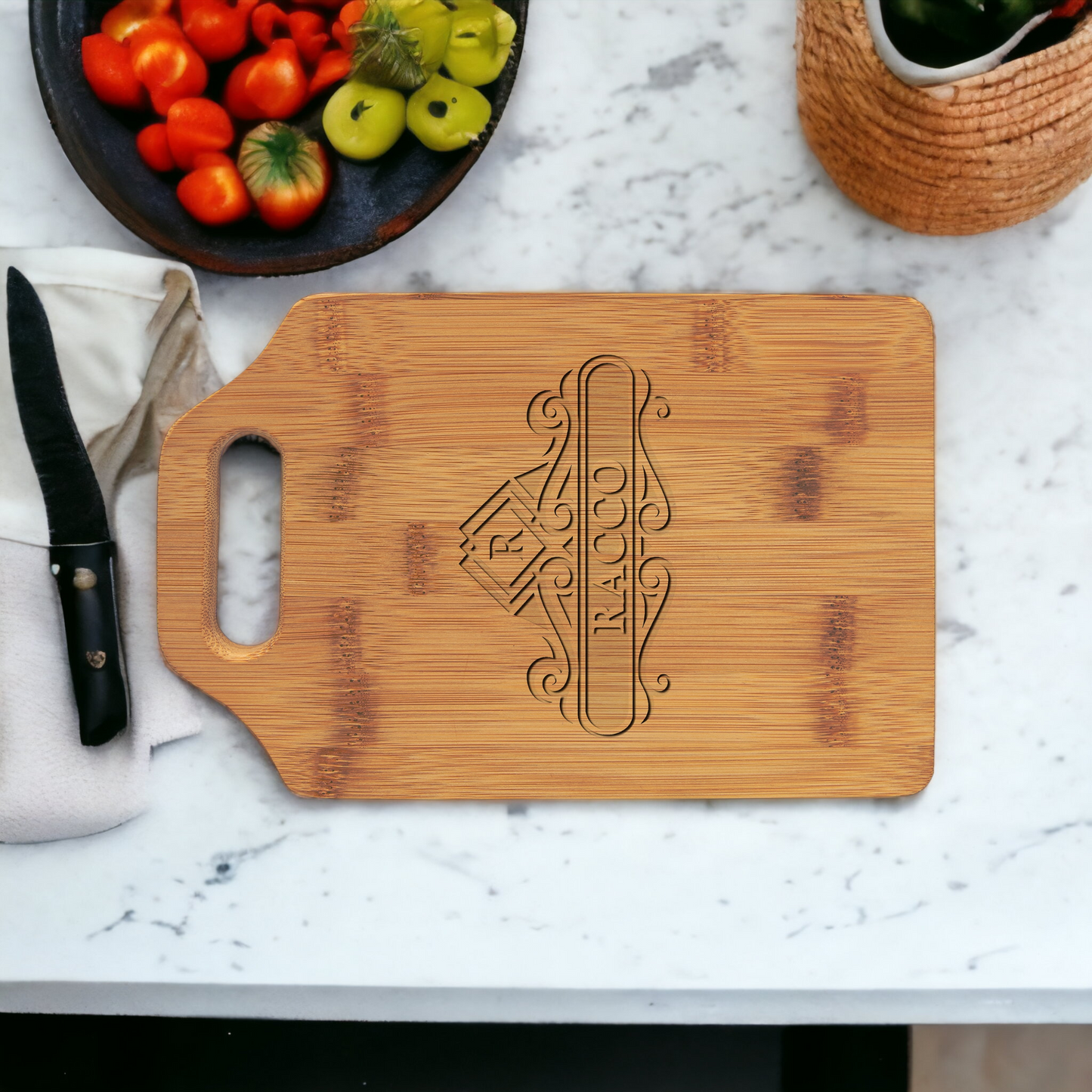 Custom Engraved Bamboo Cutting Boards