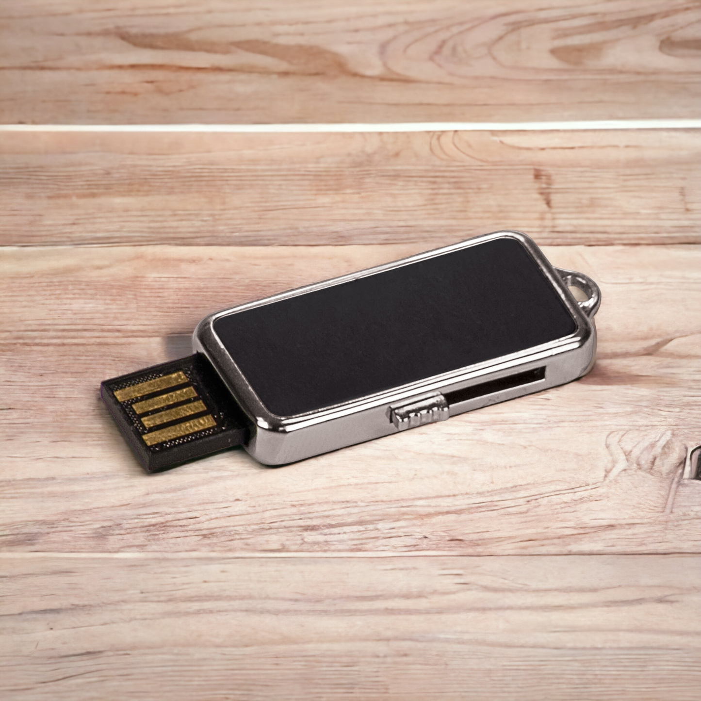 Custom Engraved 8GB Memory Flash Drive with Keychain