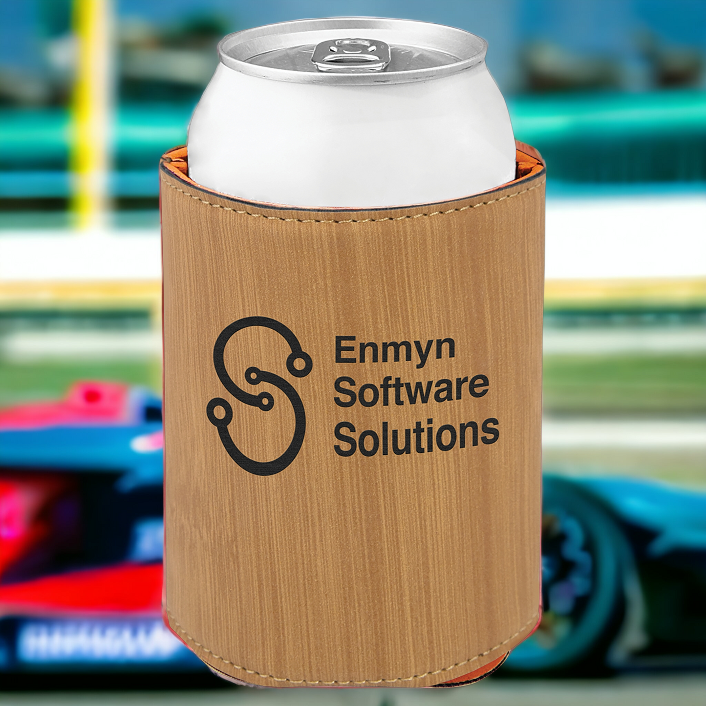 Custom Engraved Leatherette Beverage Holder "Koozie"