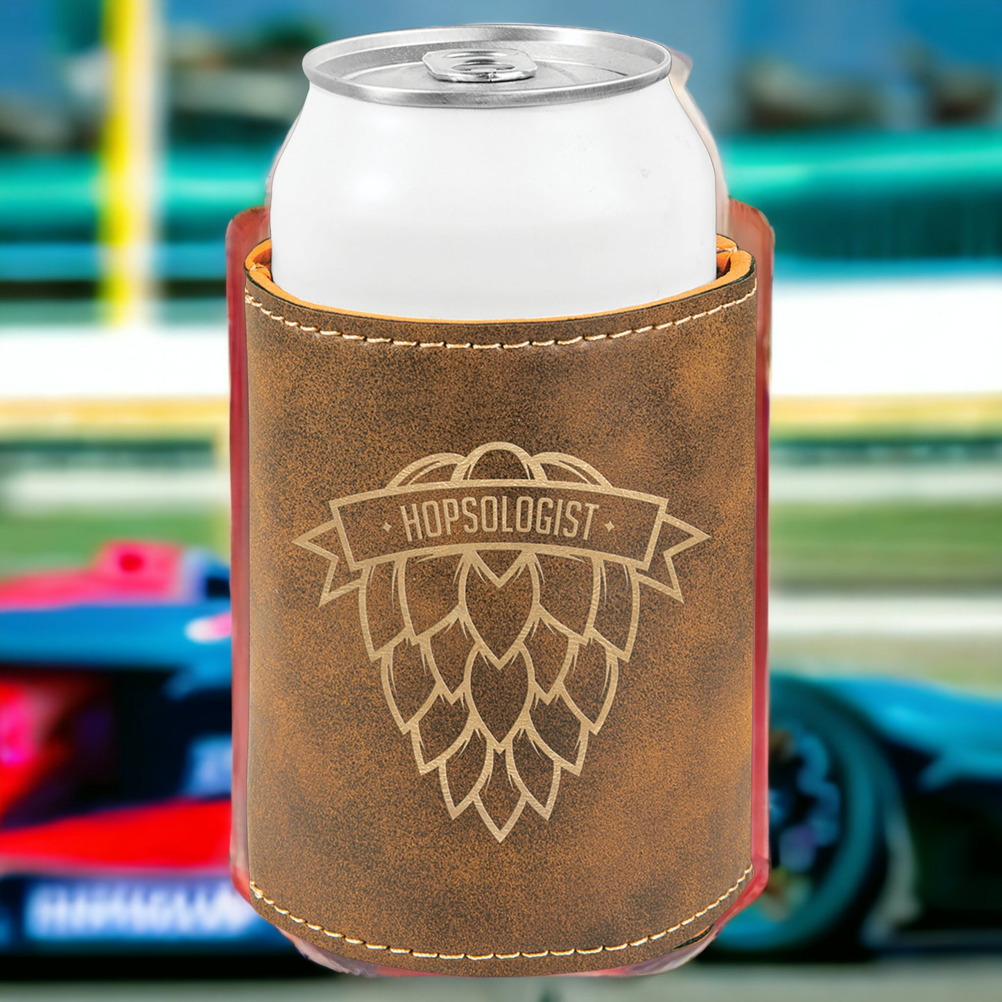 Custom Engraved Leatherette Beverage Holder "Koozie"