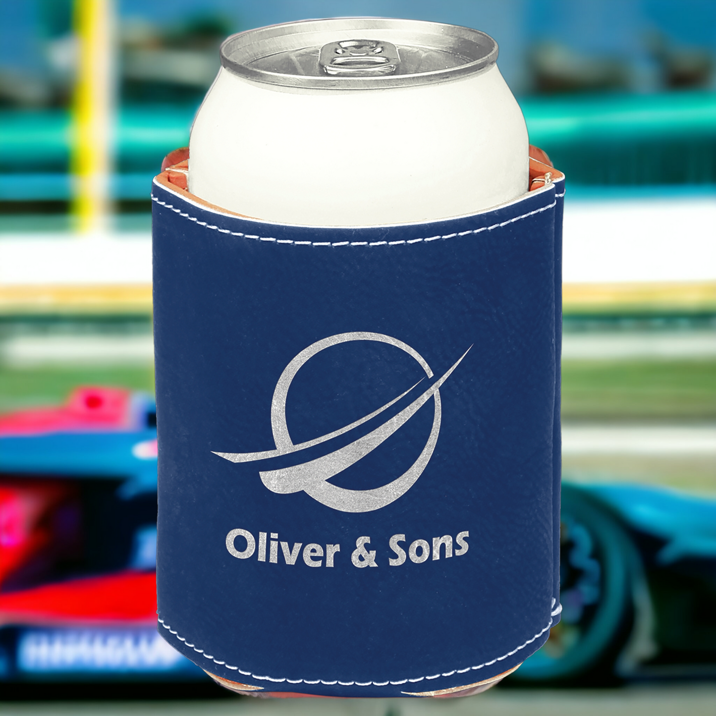 Custom Engraved Leatherette Beverage Holder "Koozie"