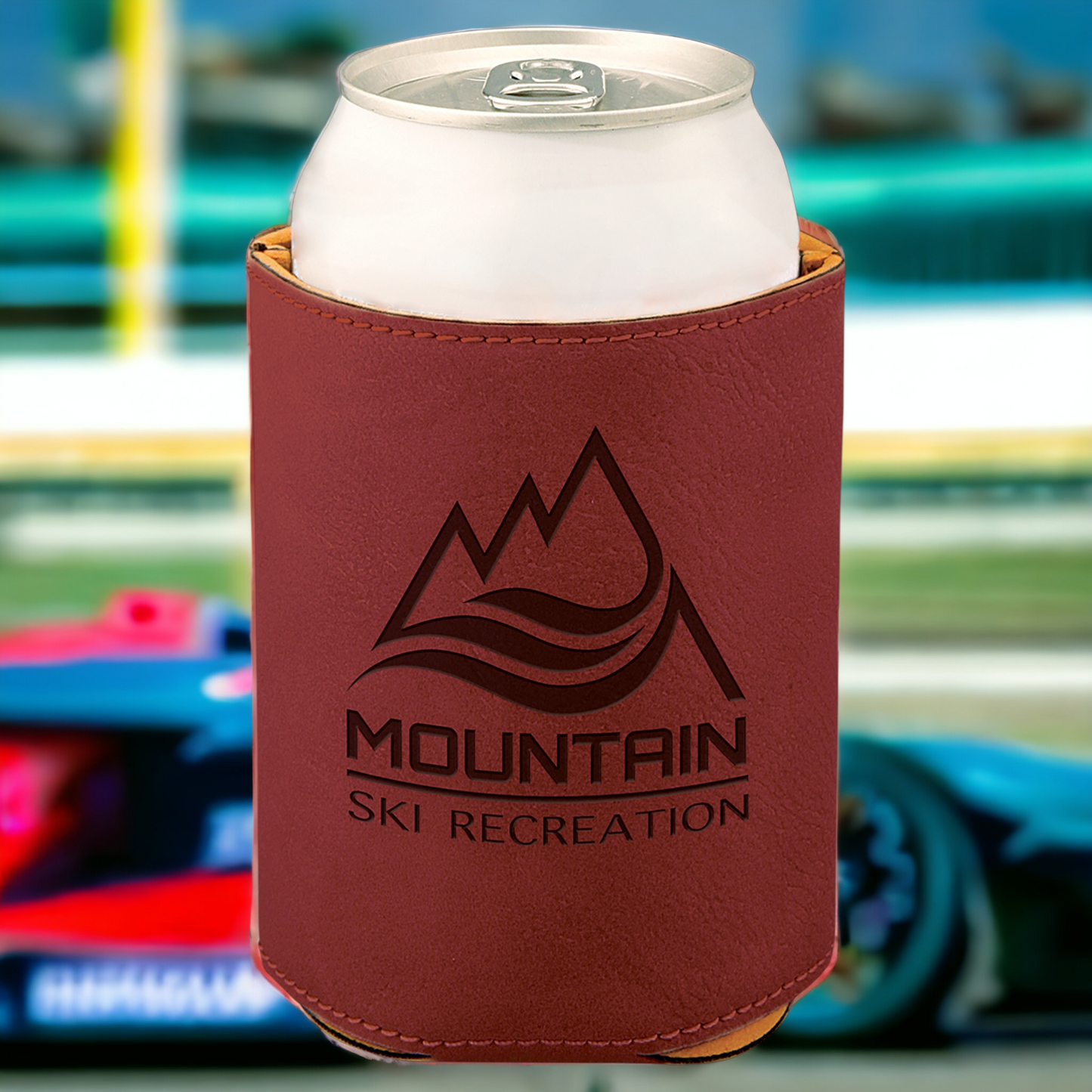 Custom Engraved Leatherette Beverage Holder "Koozie"