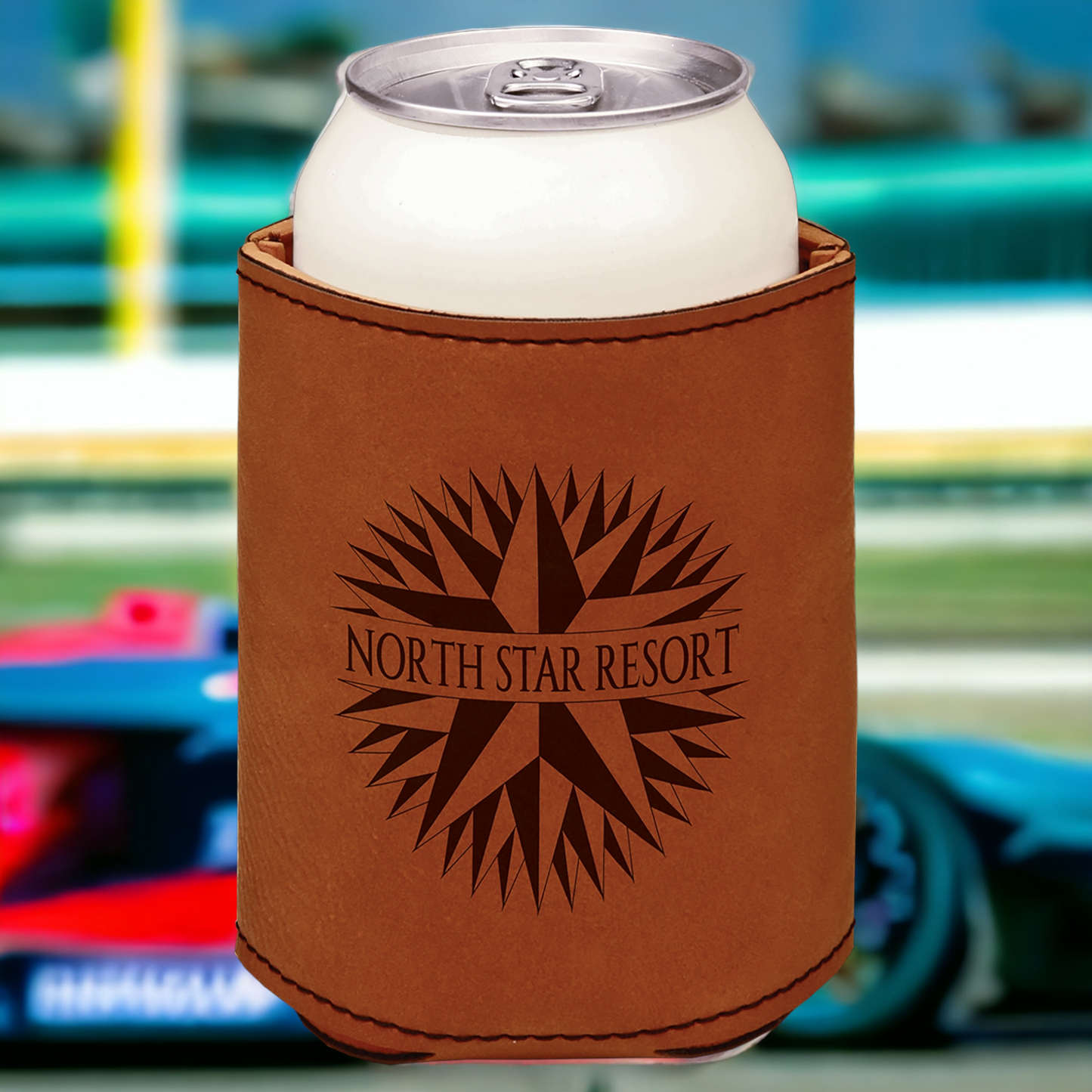 Custom Engraved Leatherette Beverage Holder "Koozie"