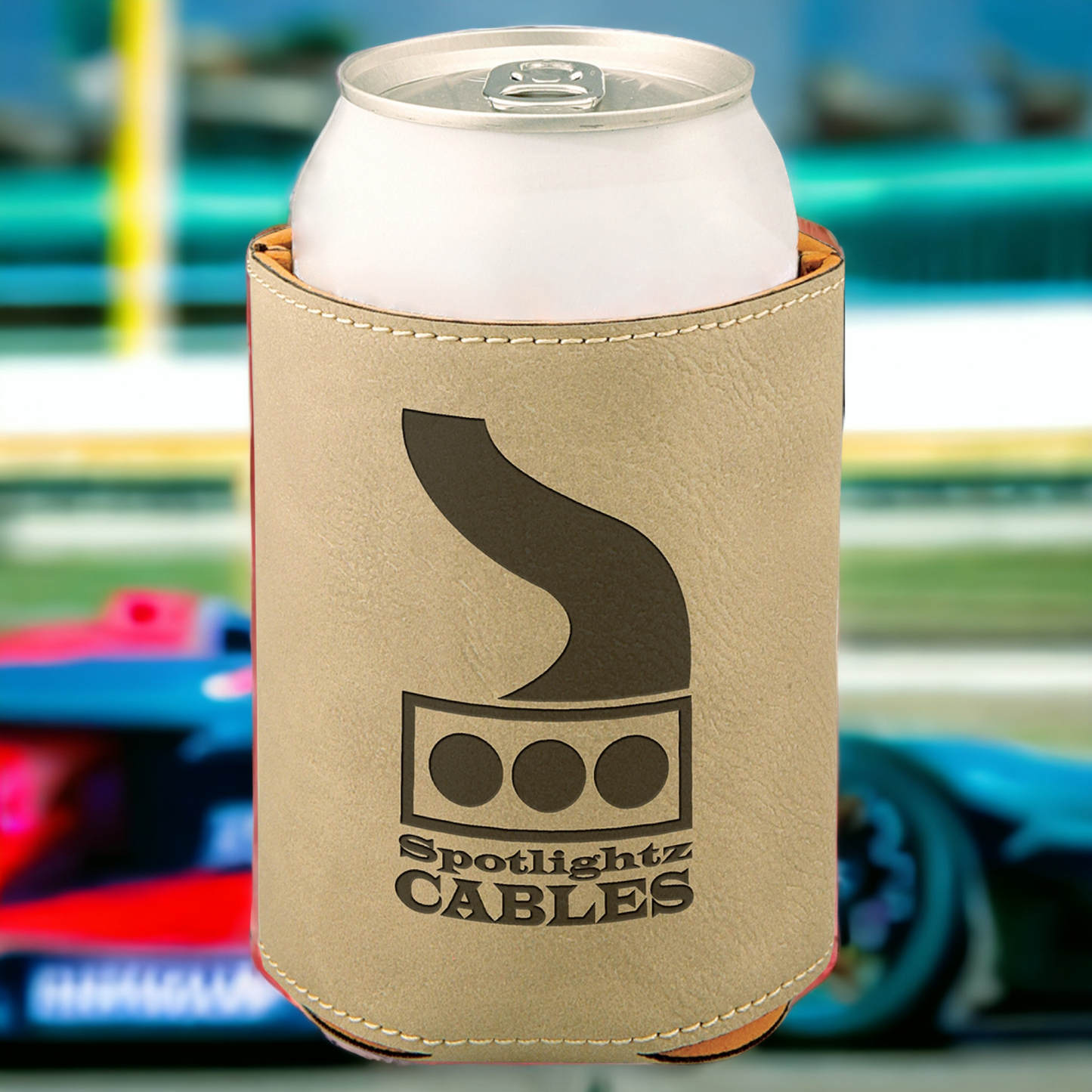 Custom Engraved Leatherette Beverage Holder "Koozie"