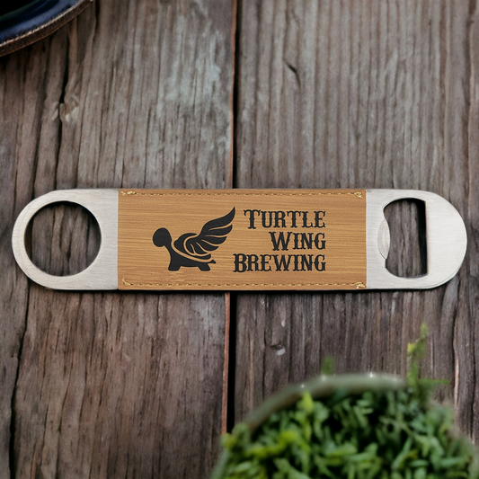 Custom Engraved Leatherette Bottle Opener