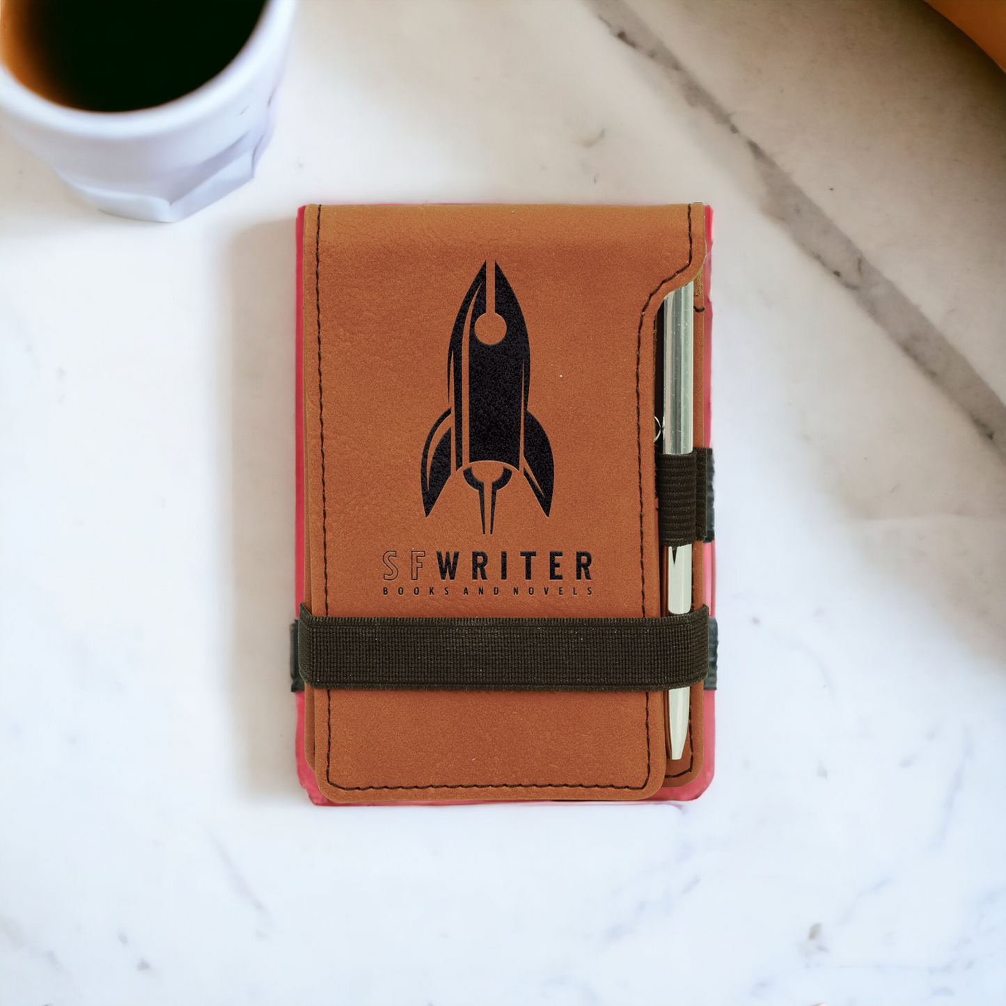 Custom Engraved Mini Notepad with Pen