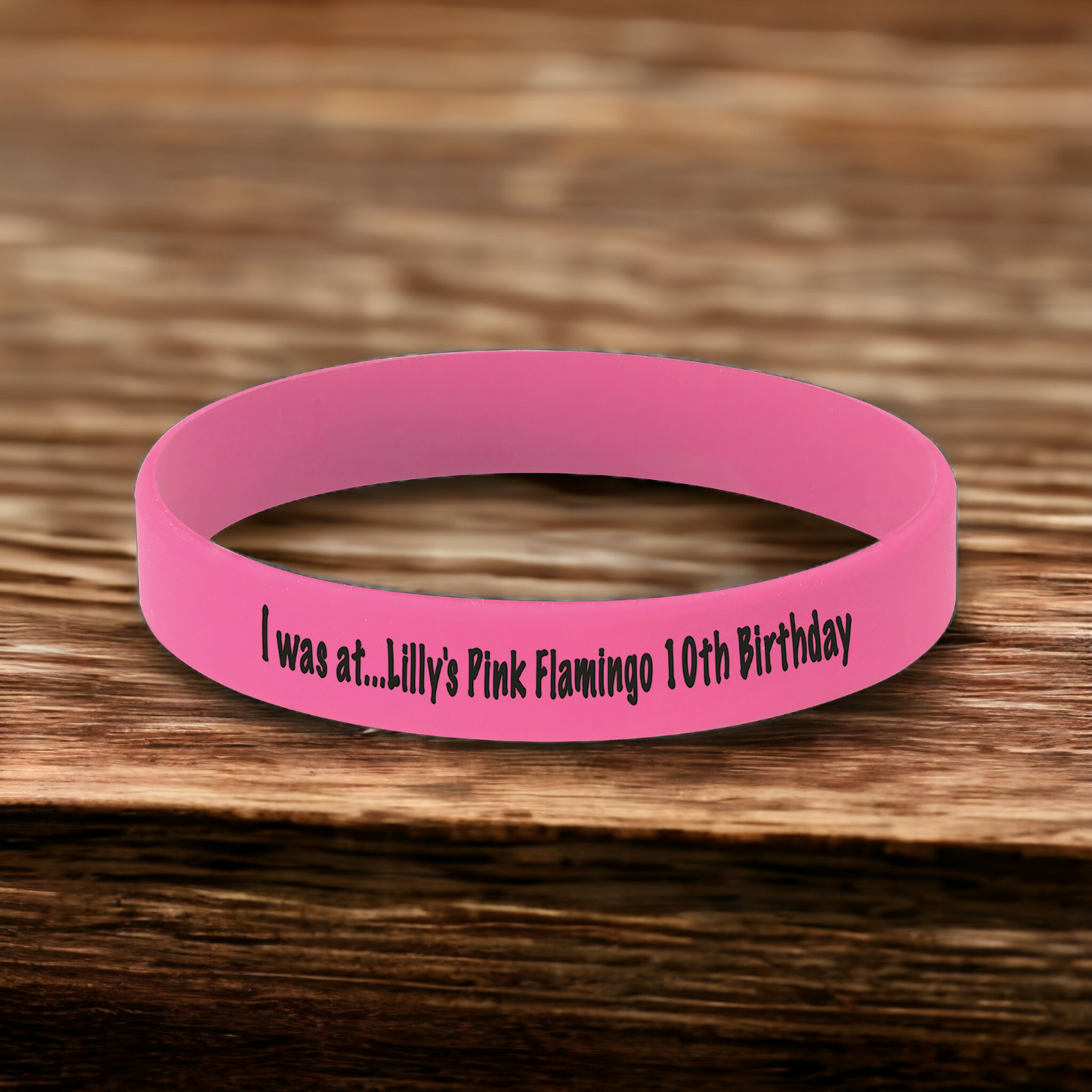 Custom Engraved Silicone Bracelet