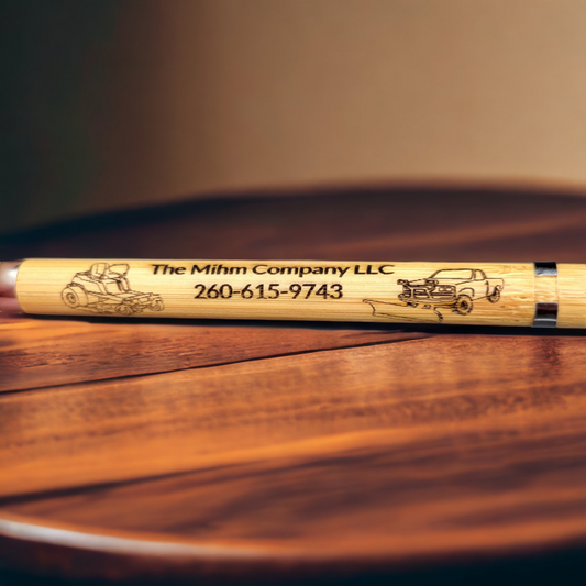 Custom Engraved Bamboo Pens