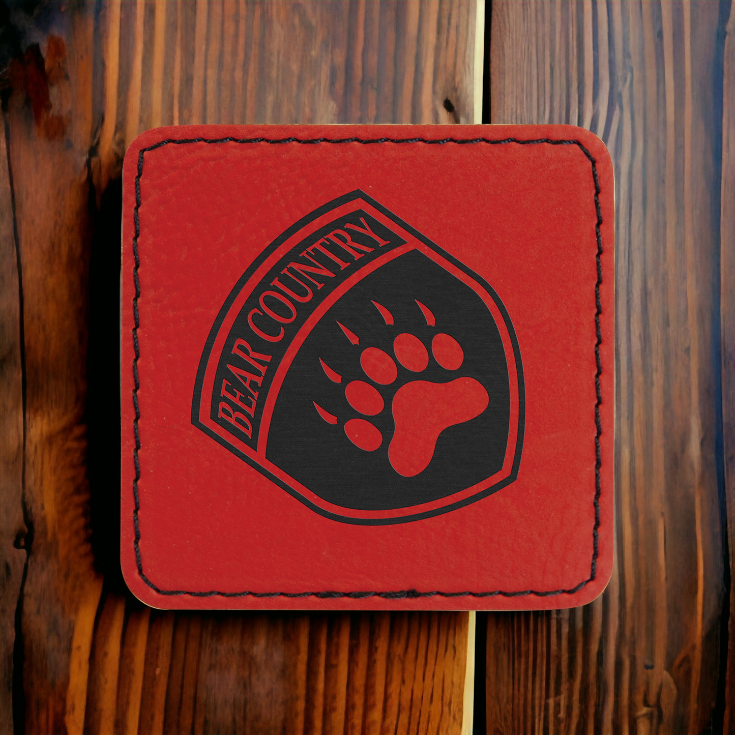 Custom Engraved Leatherette SquarePatch