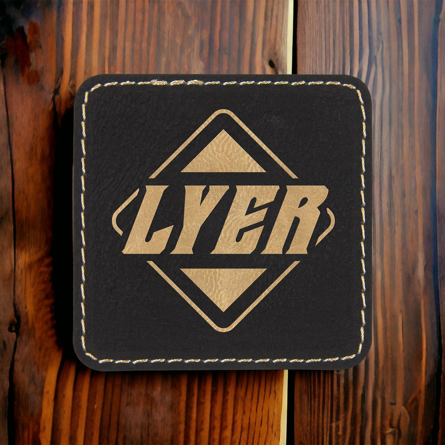 Custom Engraved Leatherette SquarePatch