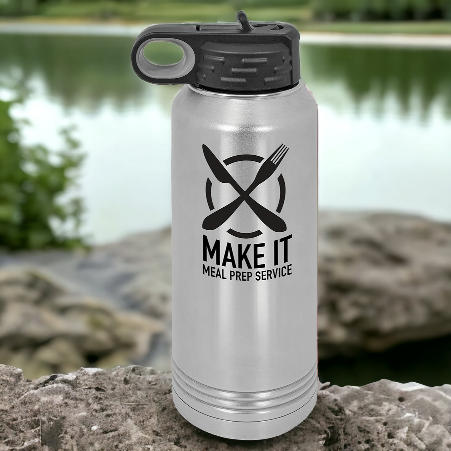 Custom Engraved 32oz Water Bottle Polar Camel Brand