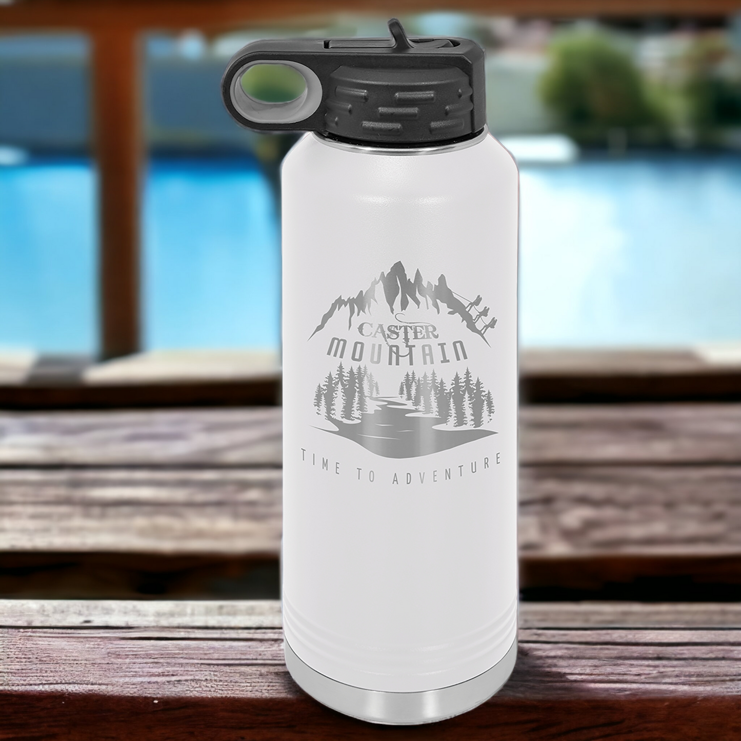 Custom Engraved 40oz Water Bottle Polar Camel Brand