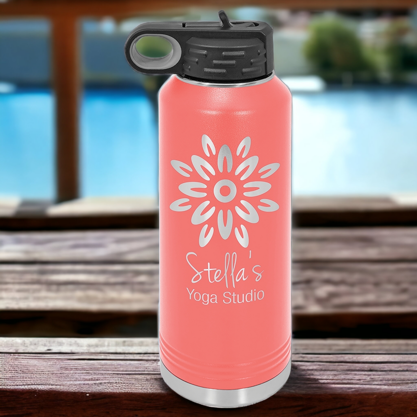 Custom Engraved 40oz Water Bottle Polar Camel Brand