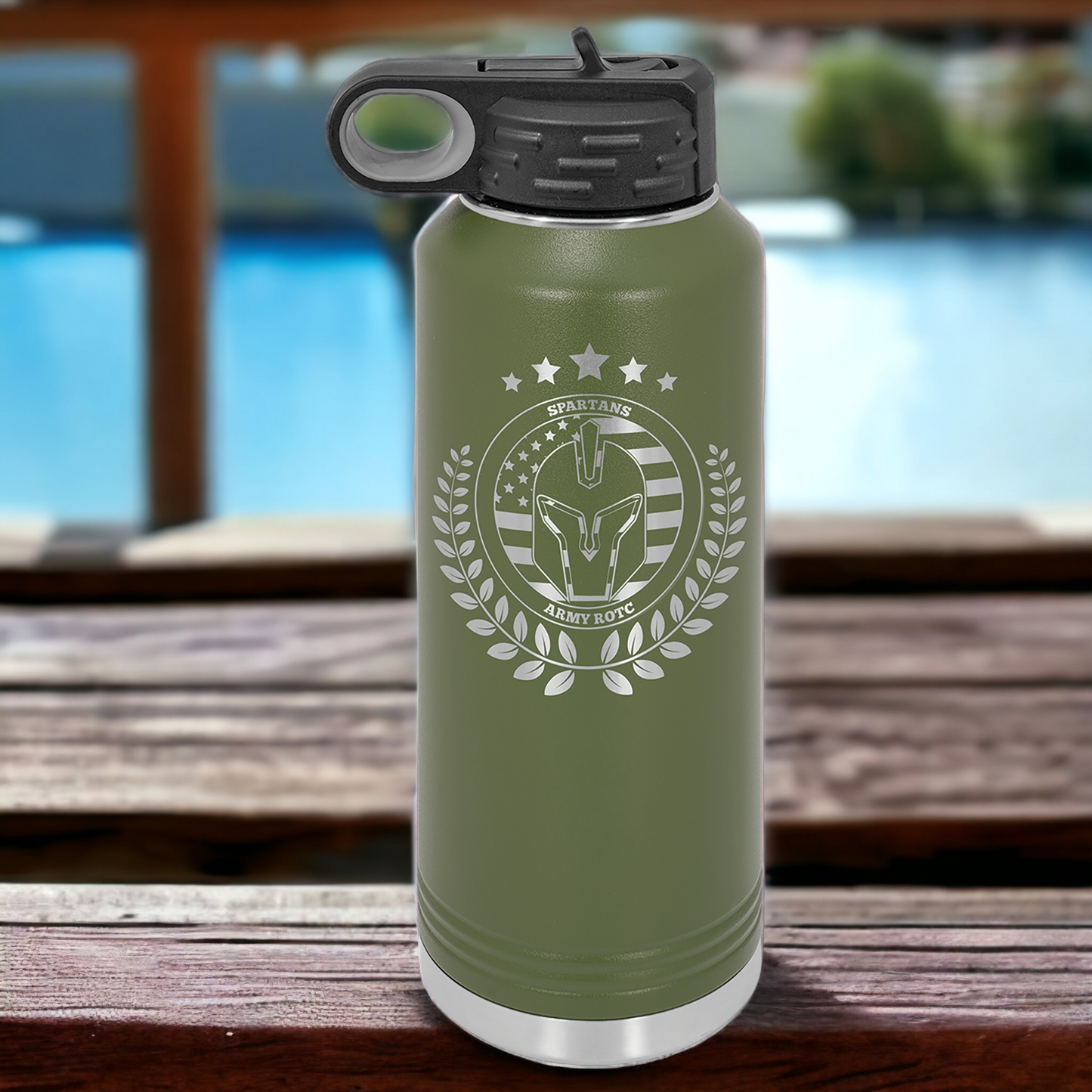 Custom Engraved 40oz Water Bottle Polar Camel Brand