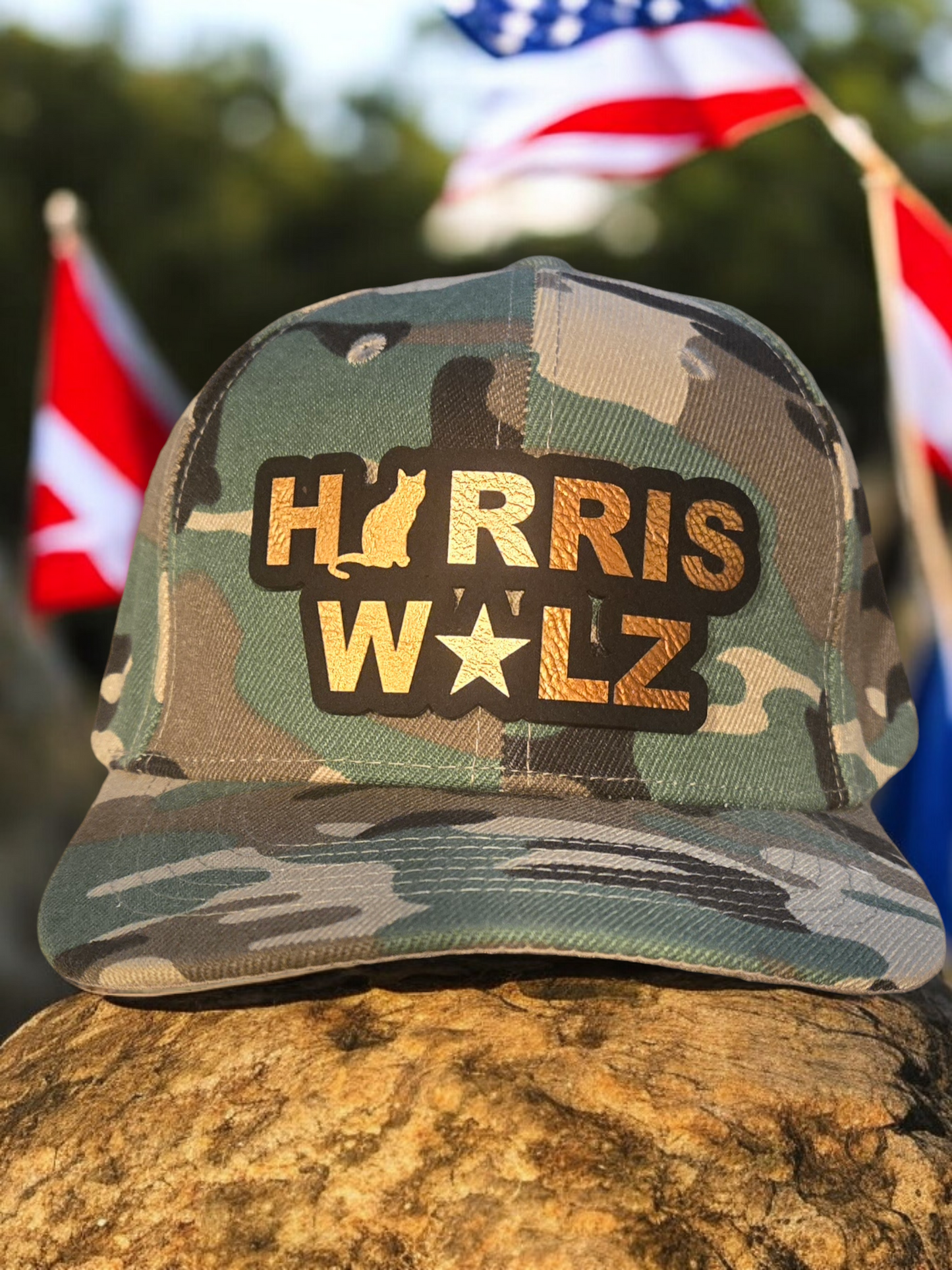 Harris-Walz Camouflage Hat