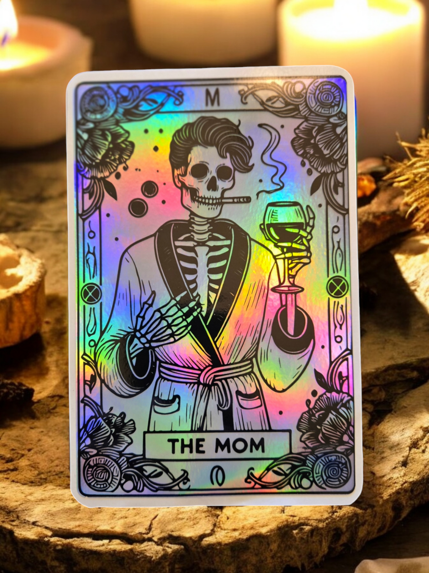 Holographic Funny/Sarcastic Tarot Card Stickers