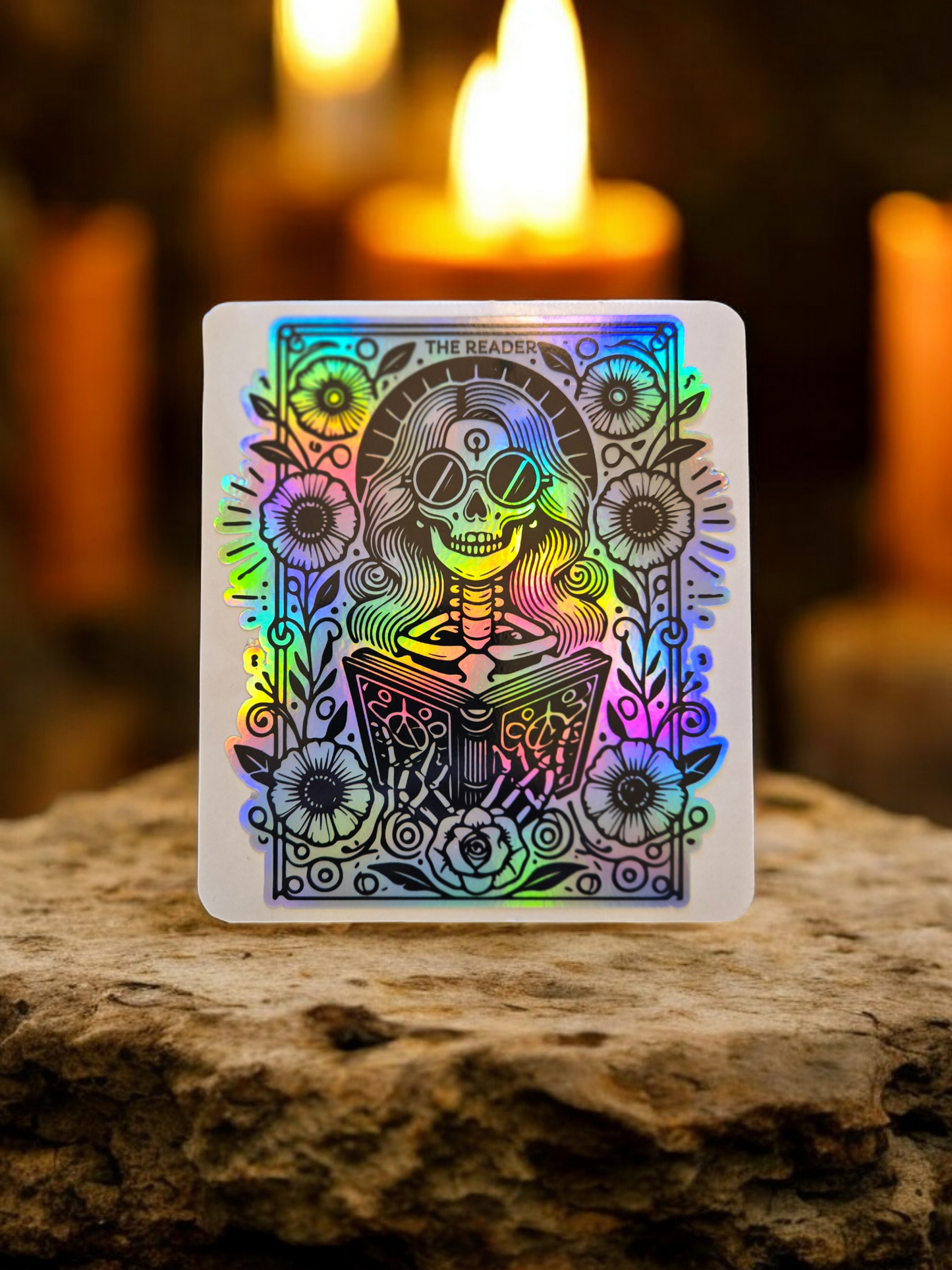 Holographic Funny/Sarcastic Tarot Card Stickers