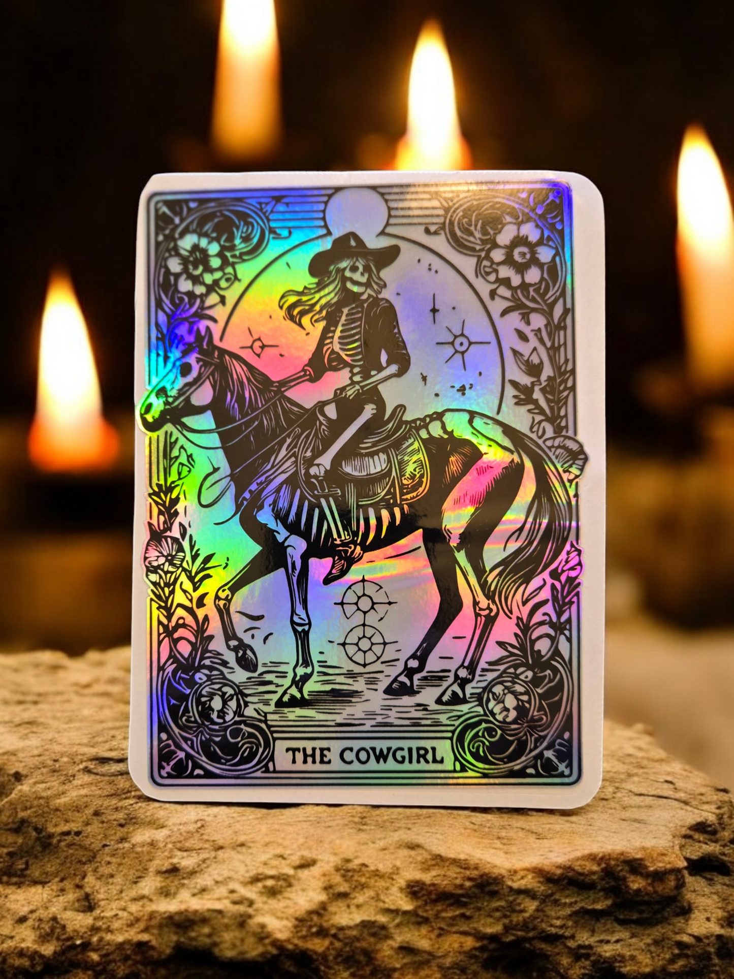 Holographic Funny/Sarcastic Tarot Card Stickers