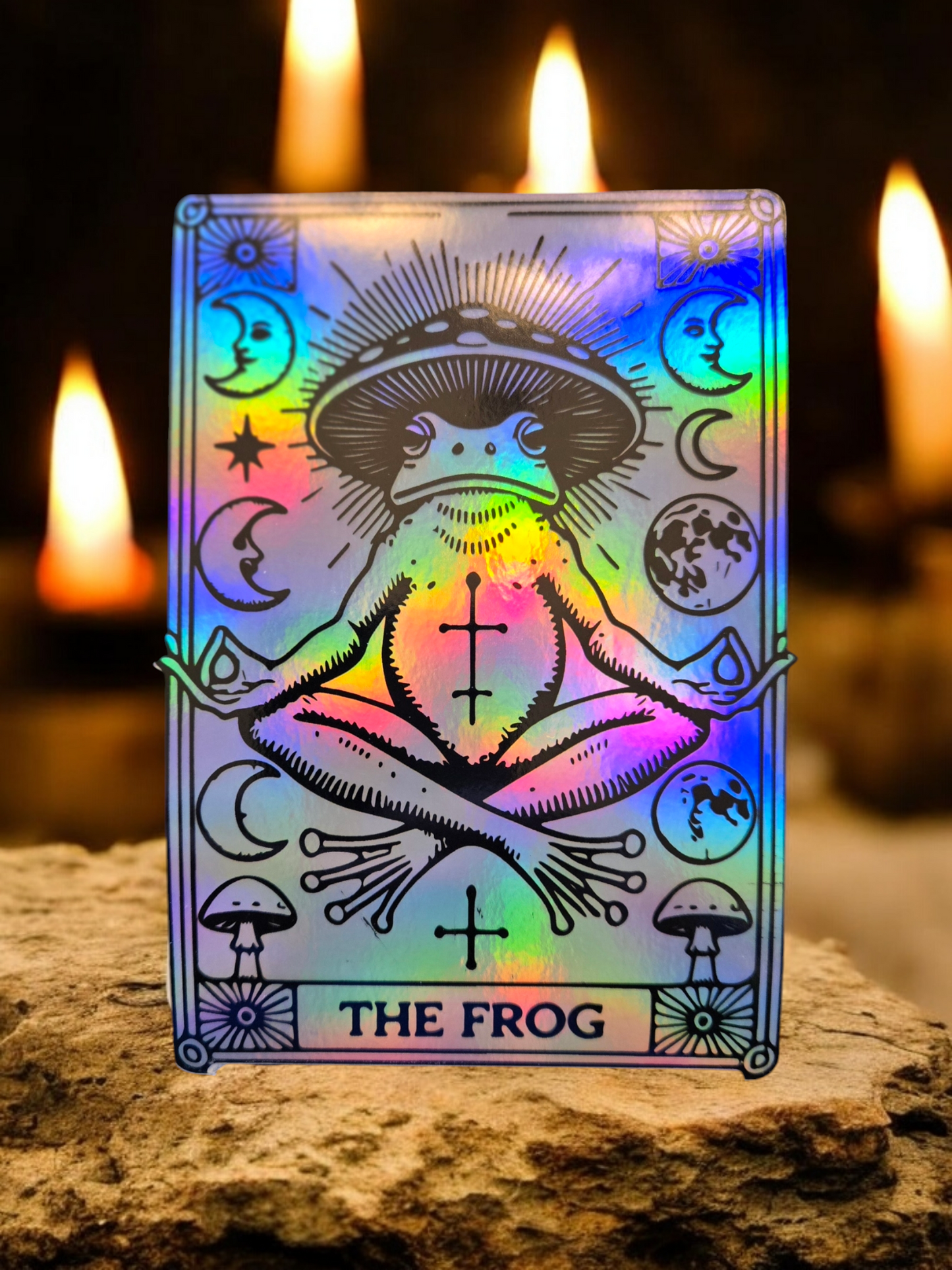 Holographic Funny/Sarcastic Tarot Card Stickers