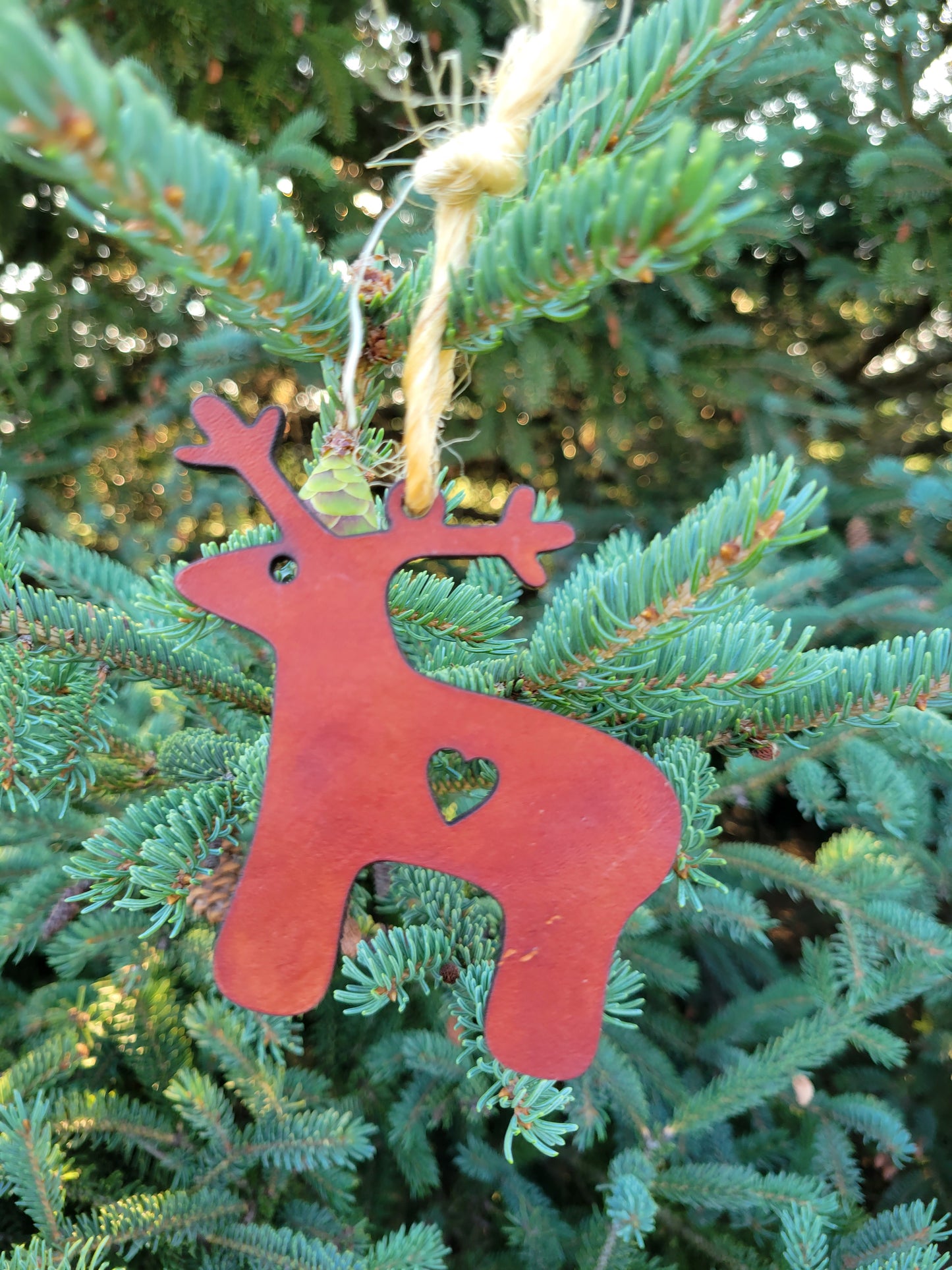 Moo-velous Reindeer Themed Christmas Ornaments