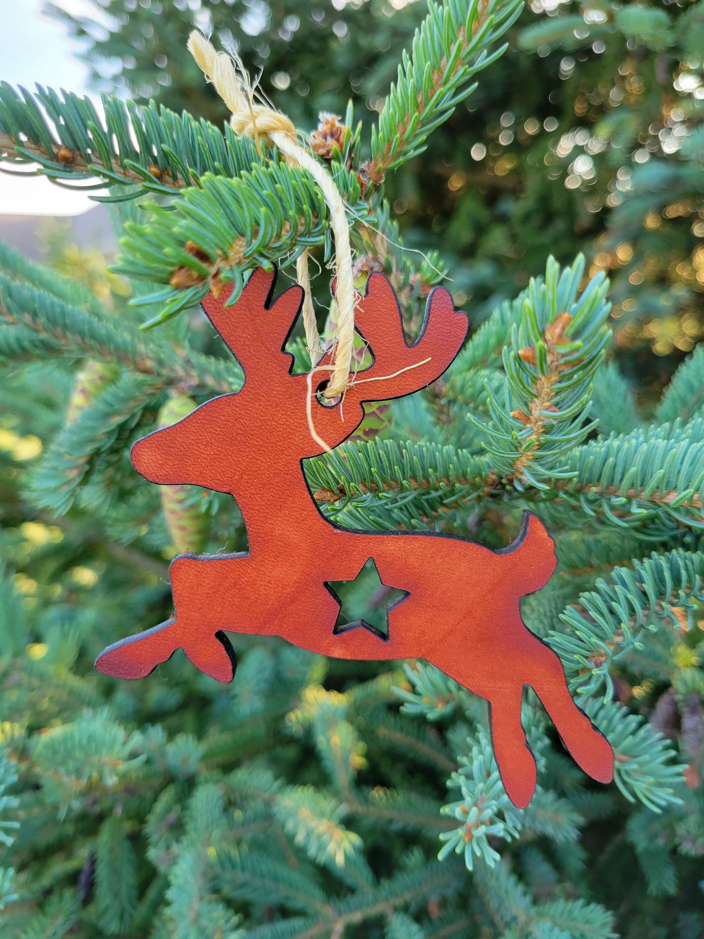 Moo-velous Reindeer Themed Christmas Ornaments