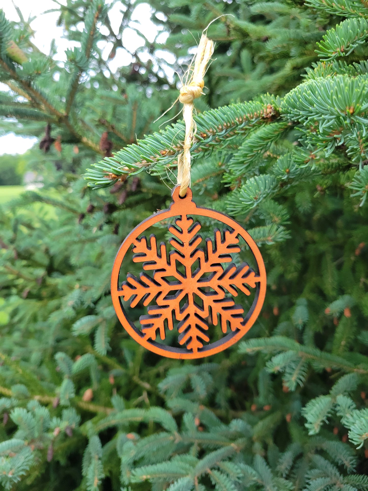 Moo-velous Snowflake Themed Christmas Ornaments