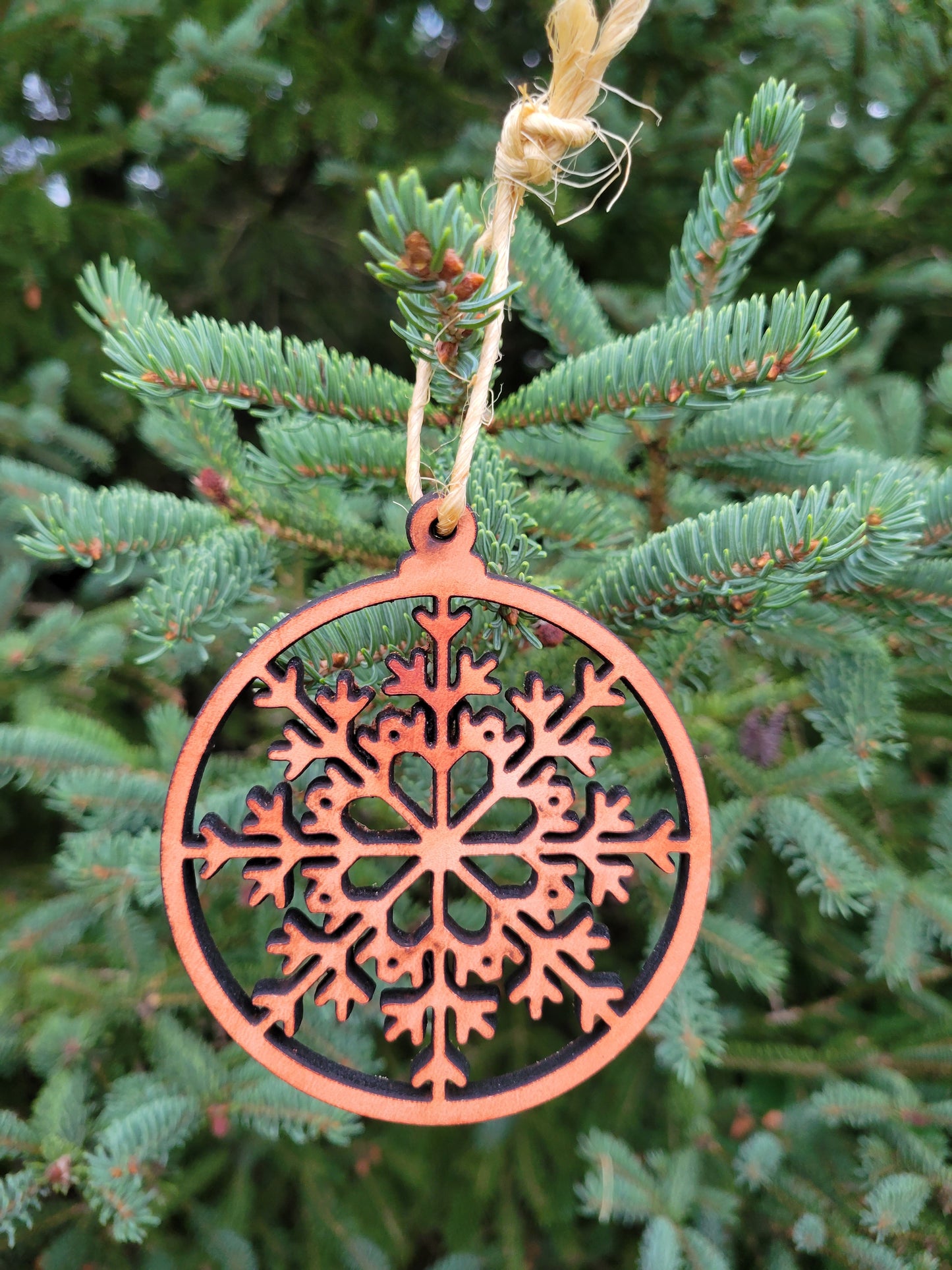 Moo-velous Snowflake Themed Christmas Ornaments