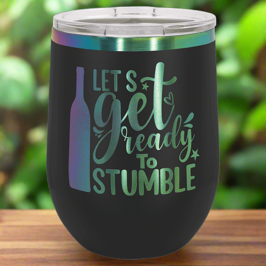 Custom Engraved 12oz Stemless Wine Tumbler, "Polar Camel" Brand