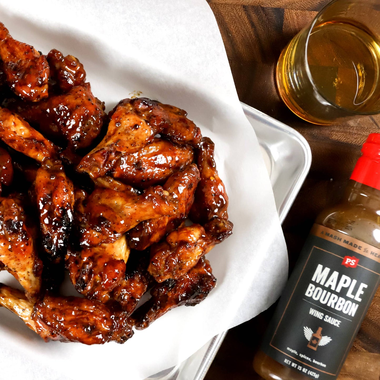 Maple Bourbon Wing Sauce 15oz