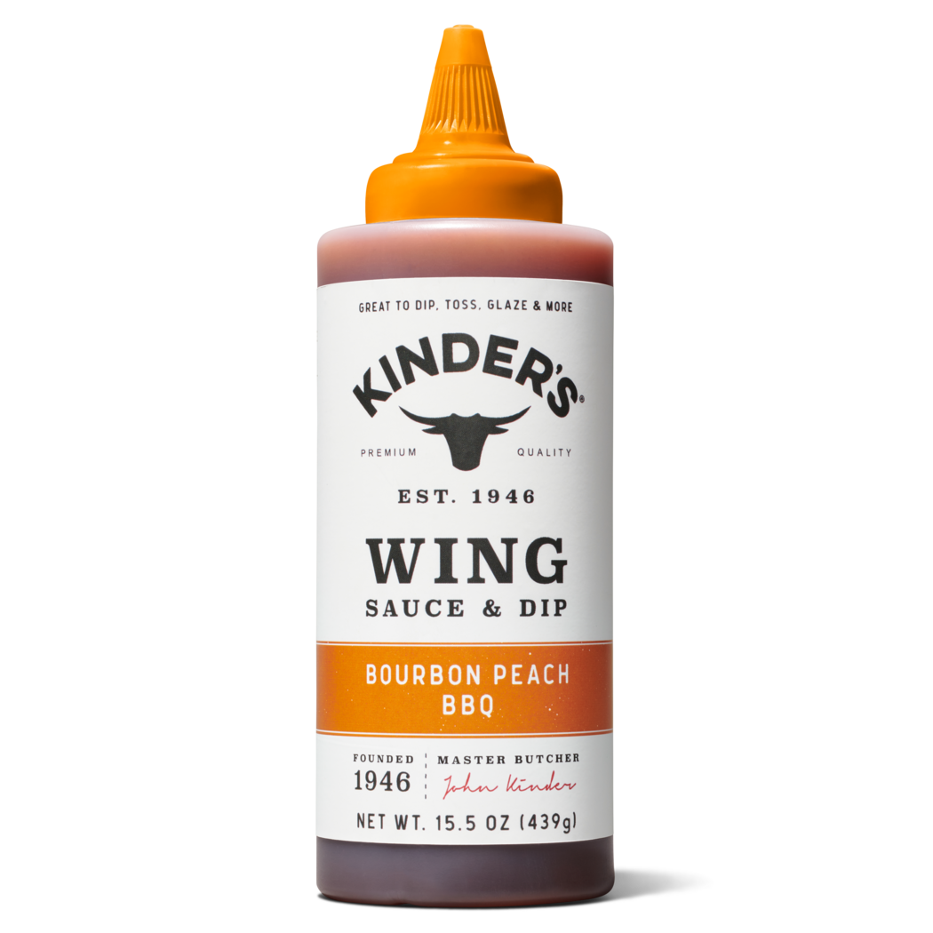 Bourbon Peach BBQ Wing Sauce 15.5oz