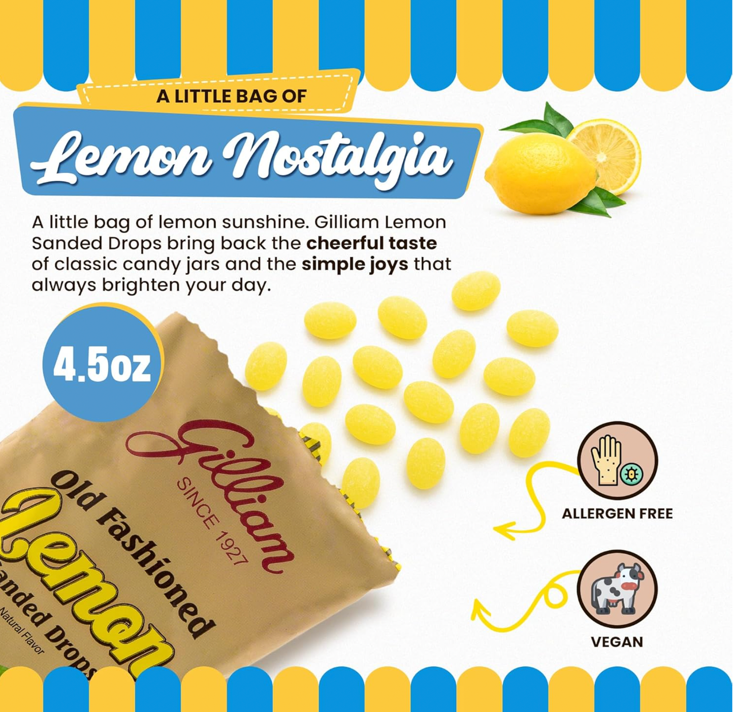 Gilliam Lemon Drops 4.5oz