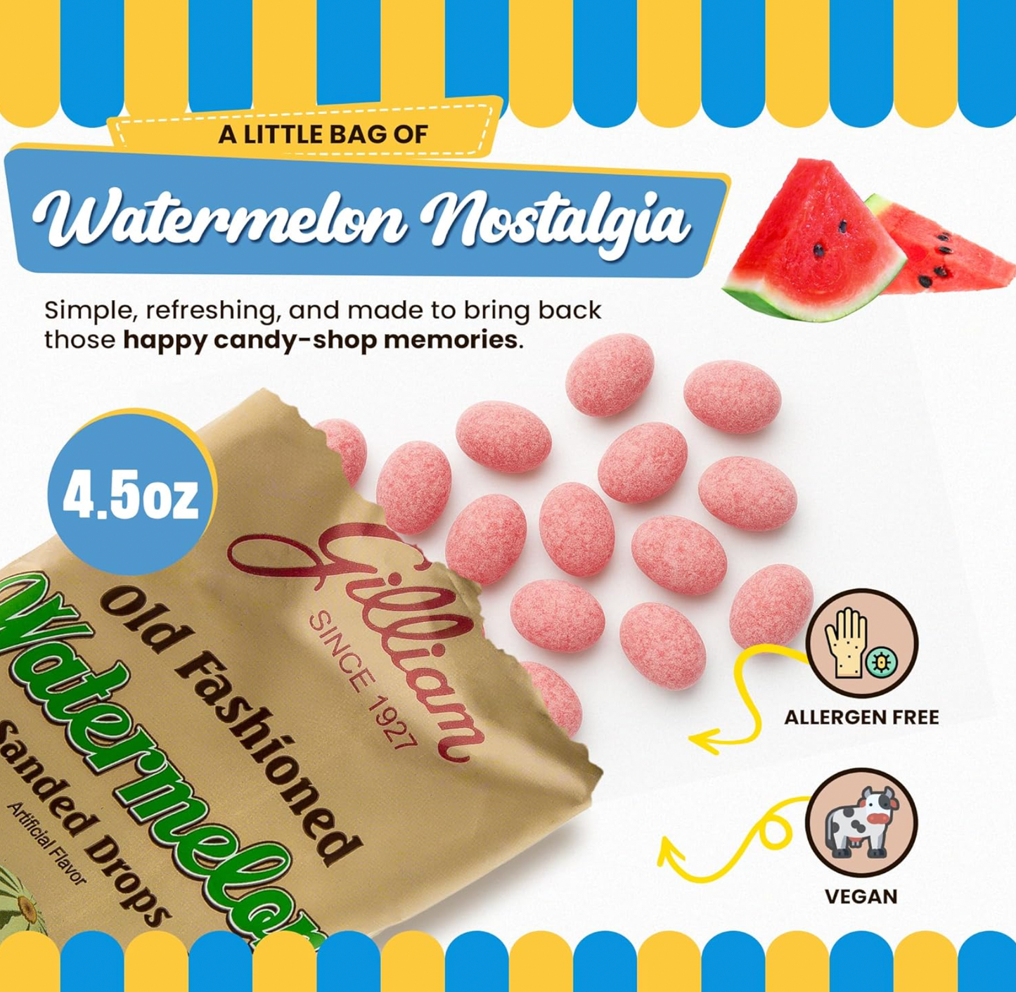 Gilliam Watermelon Drops 4.5oz
