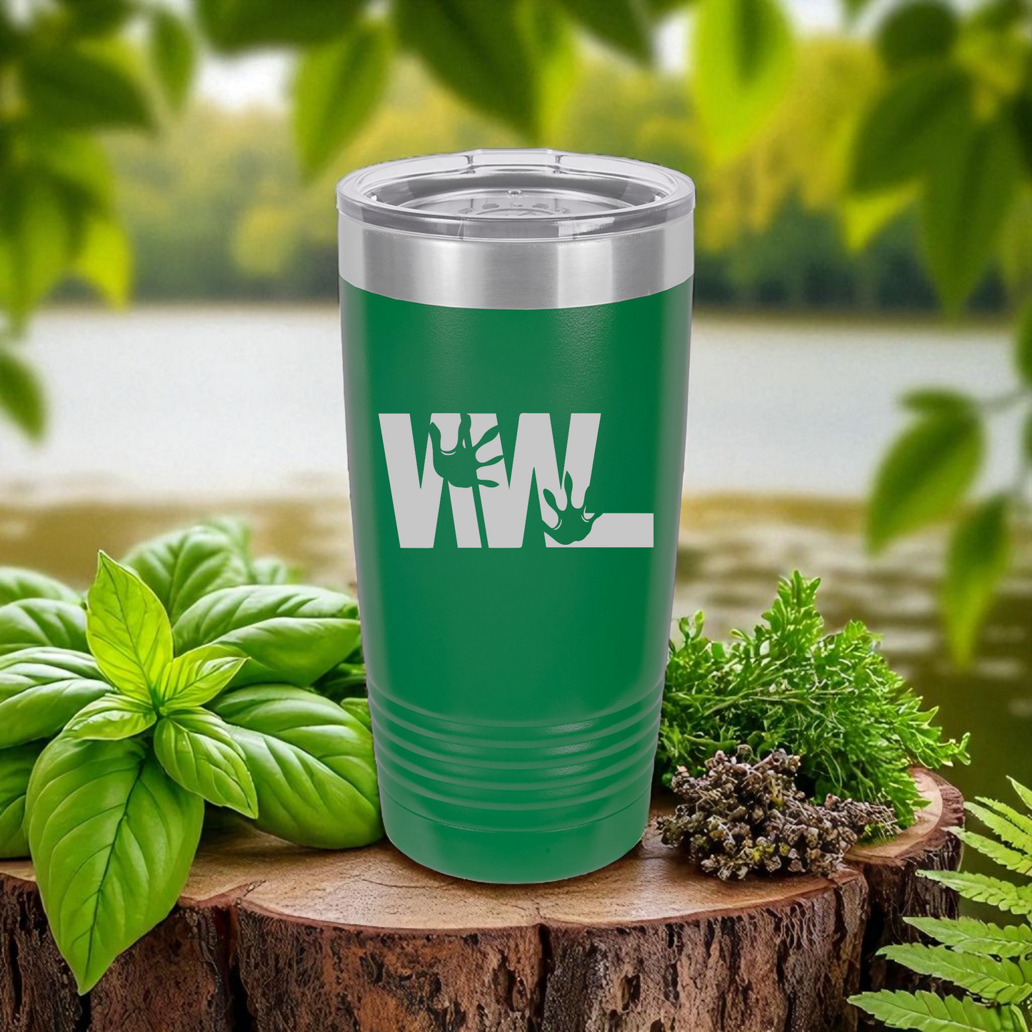 Werling Wildlife Rehabilitation Green 20oz Tumbler
